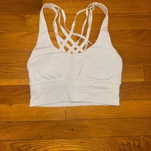Lululemon Athletica White Sports Bra